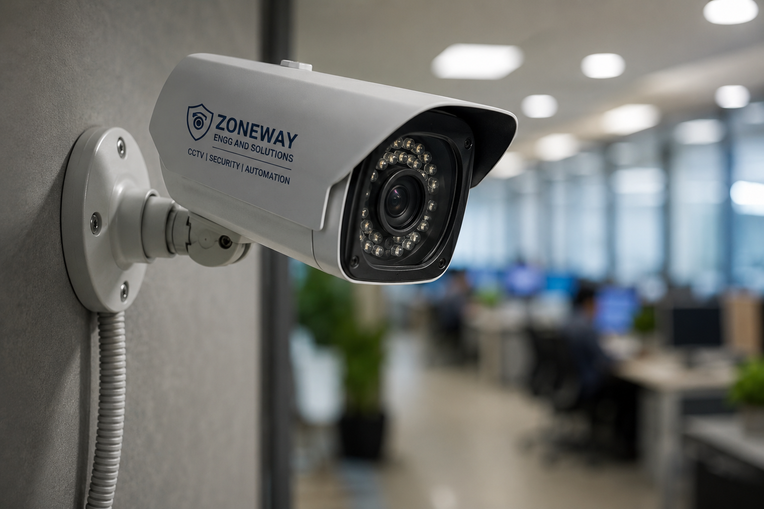 CCTV camera close-up